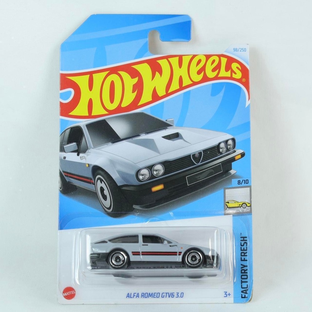 Hot Wheels Gray Alfa Romeo GTV6 3.0 Toy Car - NEW‎